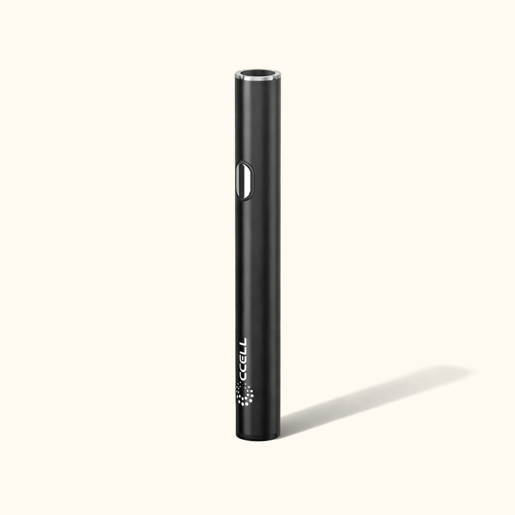 CCELL Vape Batterie auf neutralem Hintergrund von MyGreen