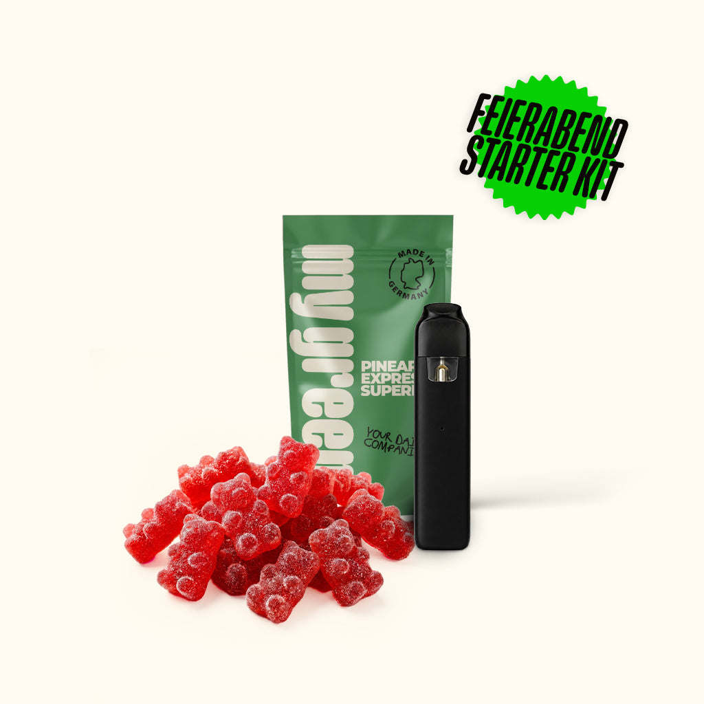 Feierabend Starter Kit – Vape, Blüte & Gummies - MYGREEN