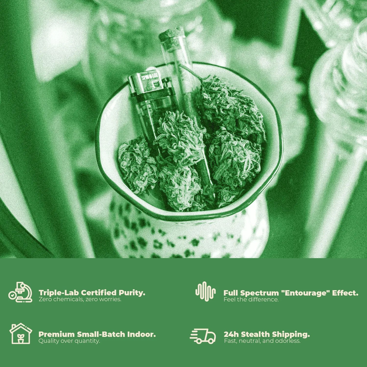 Greens Starter Kit | Premium Cannabis Mix 15g | MYGREEN - MYGREEN