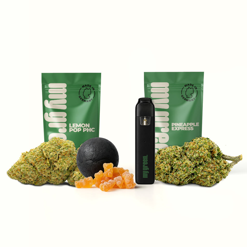 Heavy Hitter Bundle – Blüte, Vape, Hasch, Edibles & Moonrocks - MYGREEN