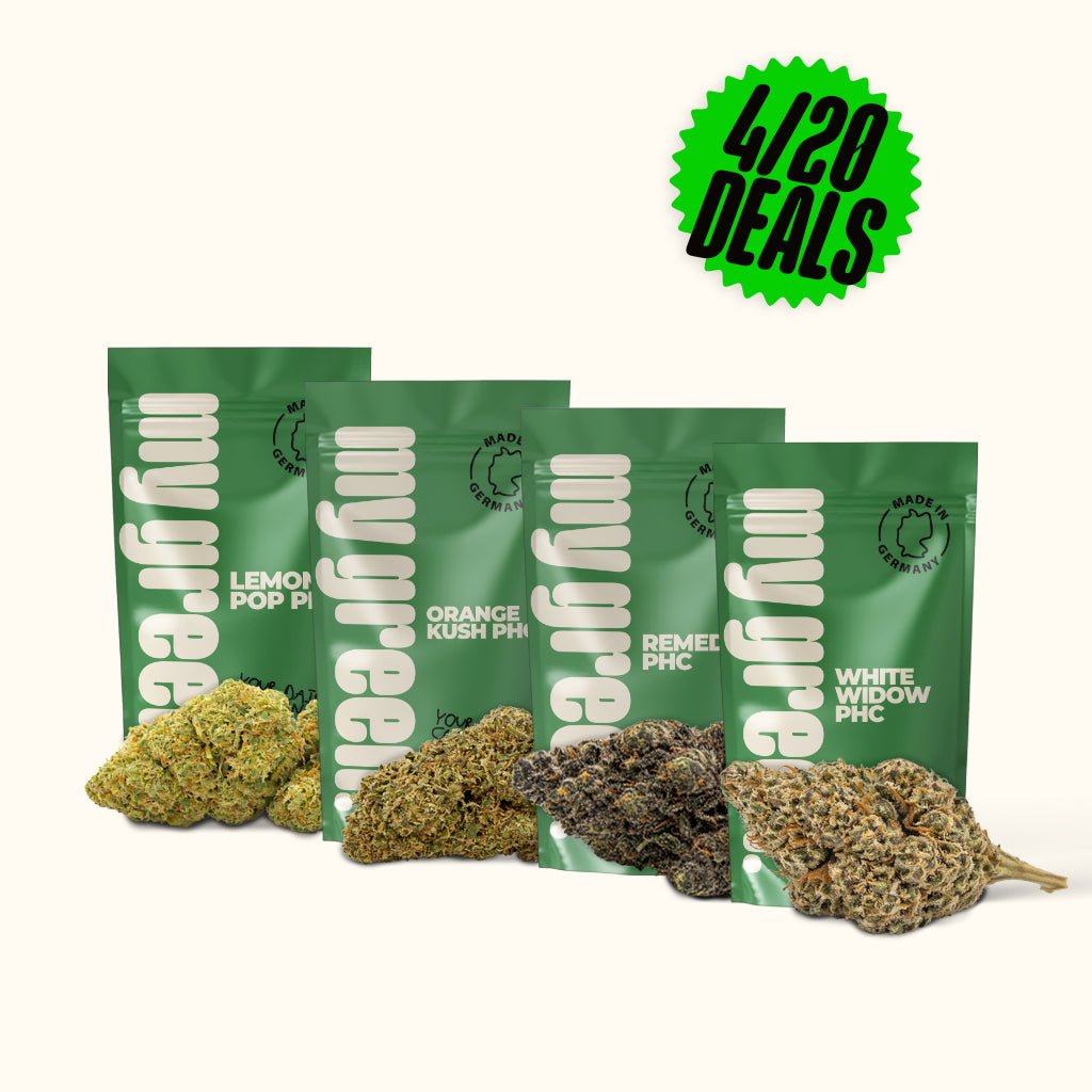 PHC Signature Bundle – 4 Sorten, 20g | Die besten PHC - Blüten in einer Box - MYGREEN