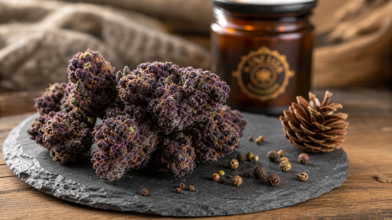 Black Domina Strain: Der Guide zur Indica-Legende 2026 - MYGREEN