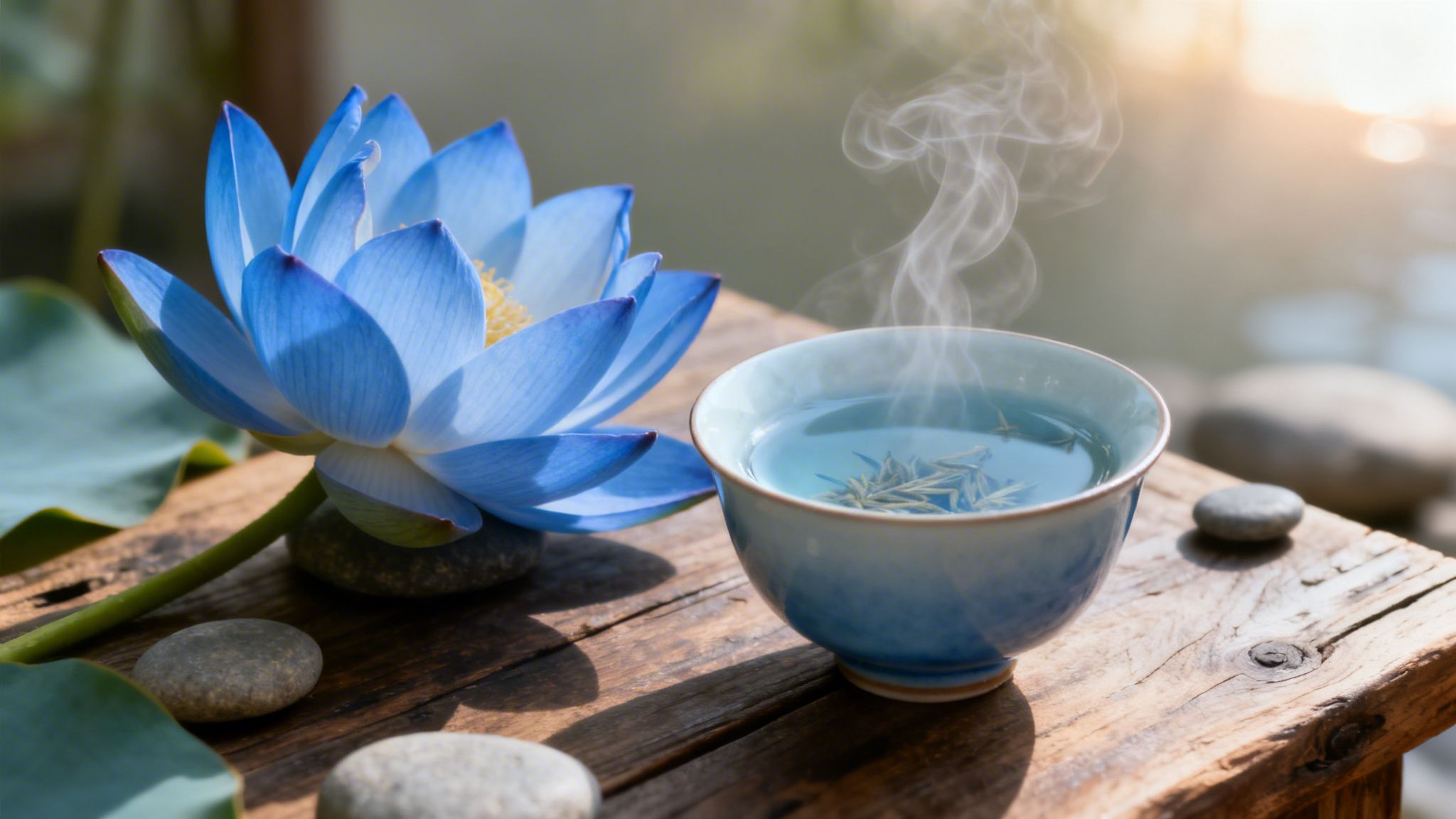 Blauer Lotus Tee Wirkung erklärt Dein Guide für ein entspanntes Erlebnis - MYGREEN