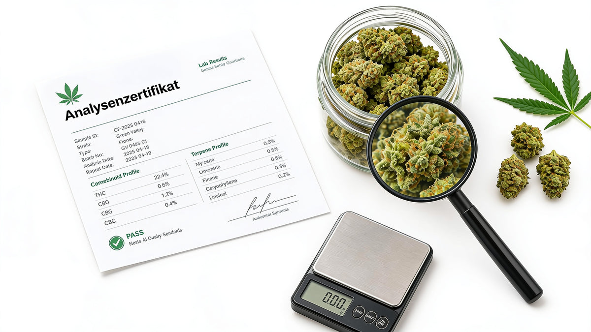 Cannabisblüten THC Gehalt: Fakten, COAs und Kauf-Tipps