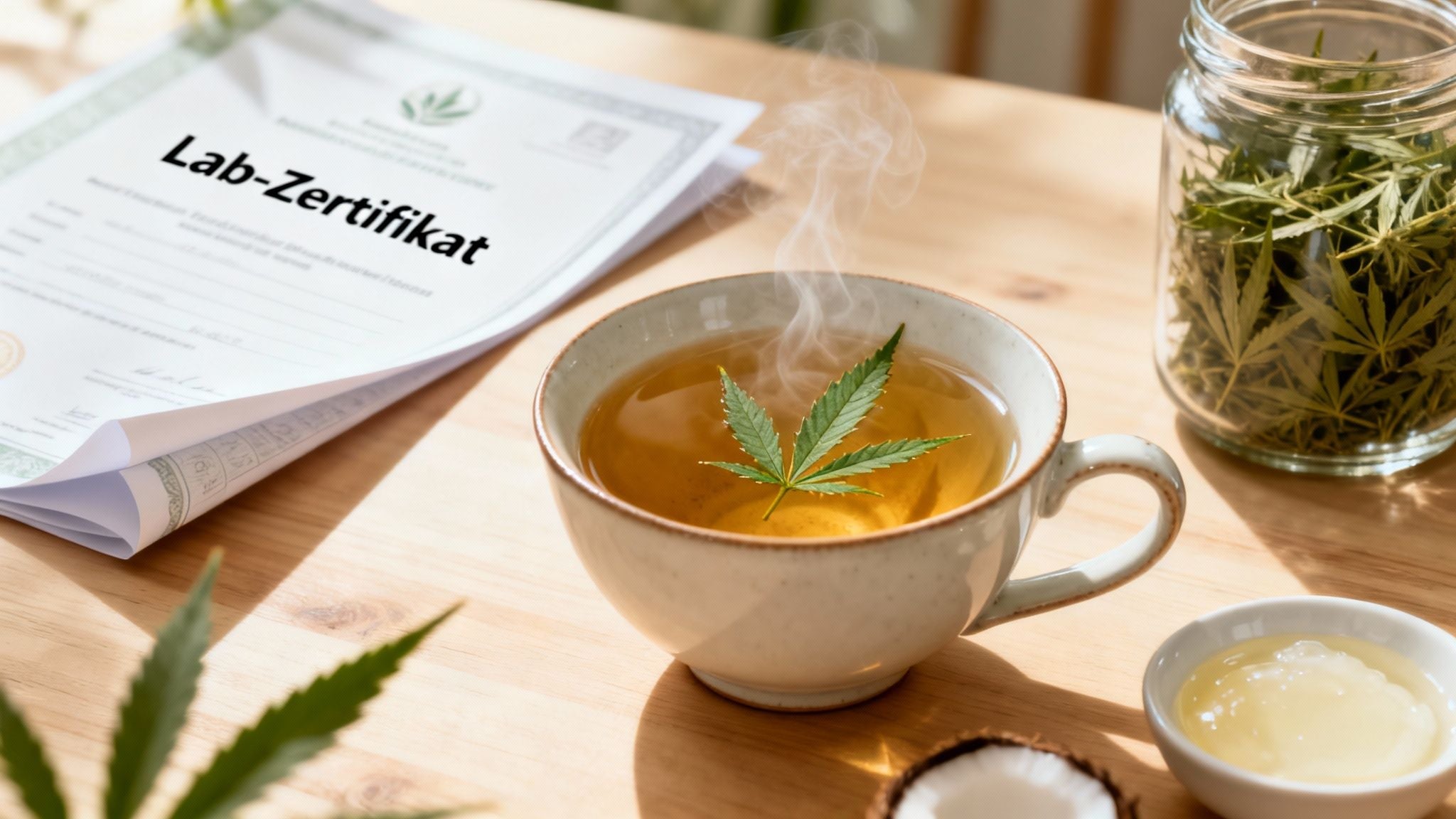 Die Hanf Tee Wirkung von entspannt bis schmerzlindernd erklärt - MYGREEN