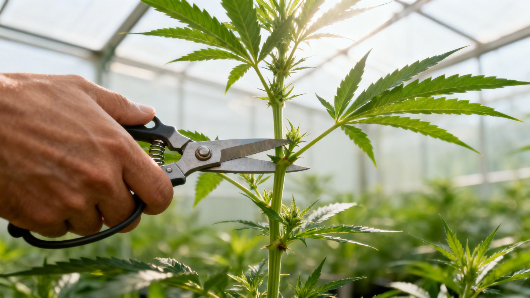 Hanf beschneiden Anleitung für eine ertragreiche Ernte - MYGREEN