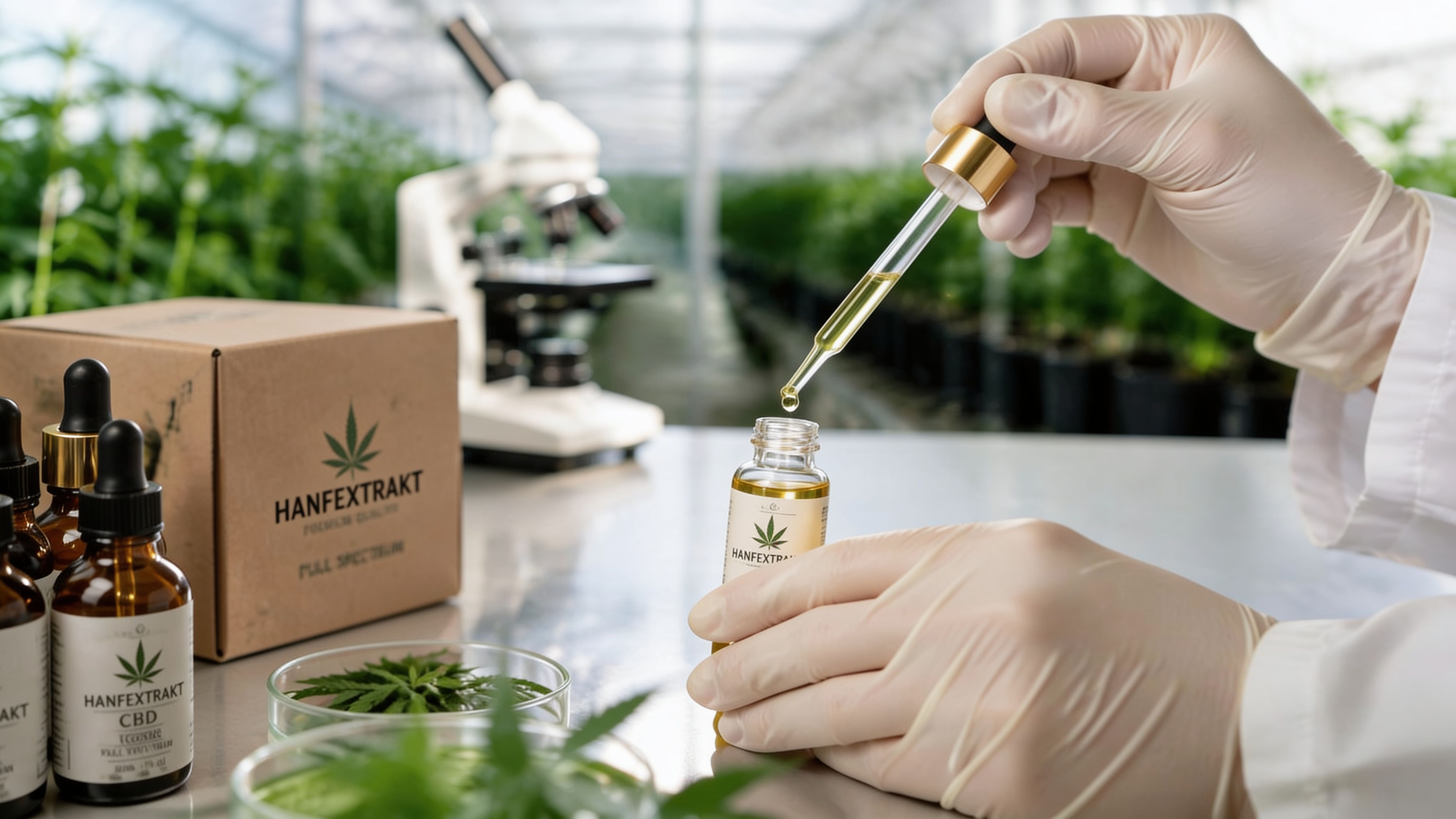 Herstellungsprozess legaler Cannabinoid-Produkte im Detail