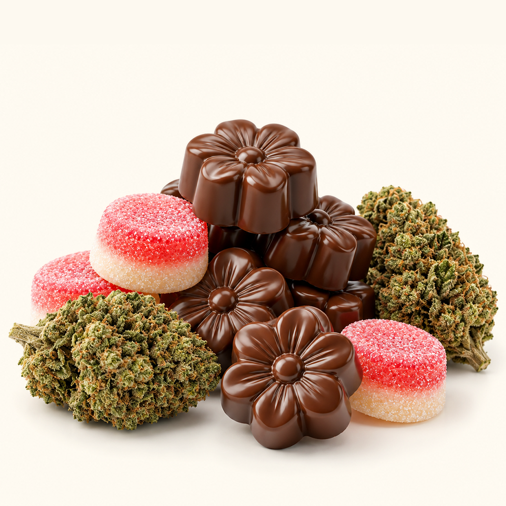 Abendroutine Bundle – CBD, Schoko & 4-PRO-MET Gummies - MYGREEN