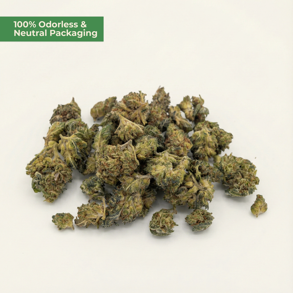 Super Silver Haze 9H-THC – Premium Popcorn Buds