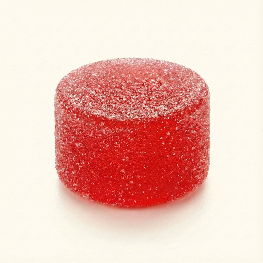 THC Edibles – rote Strawberry Gummies im Großpack, 10mg THC pro Stück