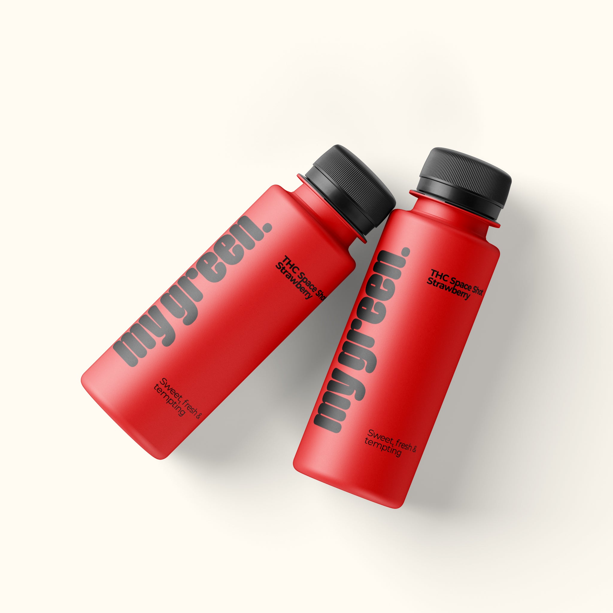 THC Space Shot Strawberry – 25ml Shot mit 20mg THC, süßer Erdbeergeschmack, laborgeprüfte Qualität