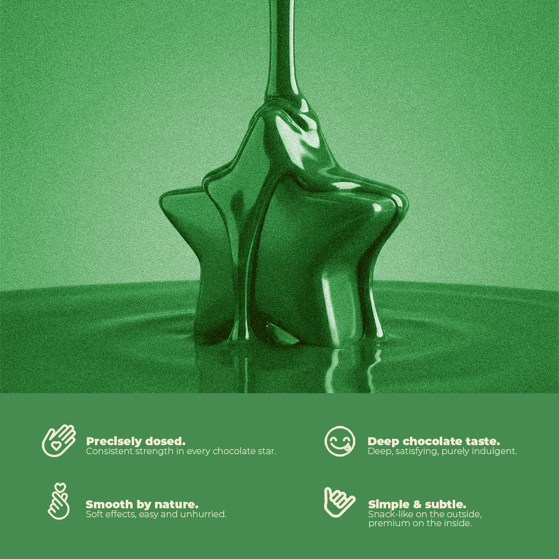 THC Stars Choco – Schokoladige Cannabis-Sterne | MYGREEN