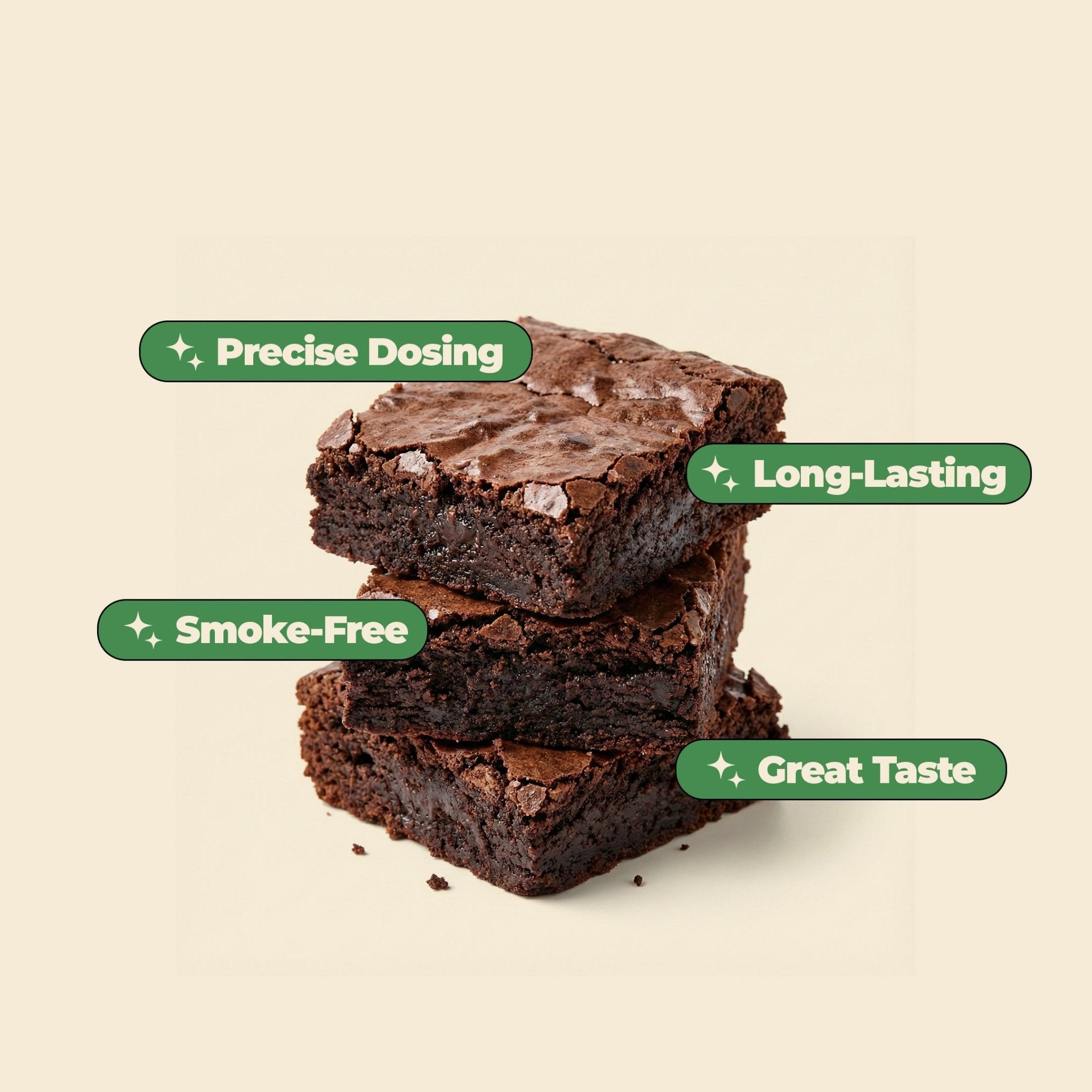 Willy Wonka's Hash Brownies – Edibles (10mg) - MYGREEN